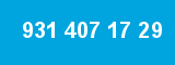 931 407 17 29